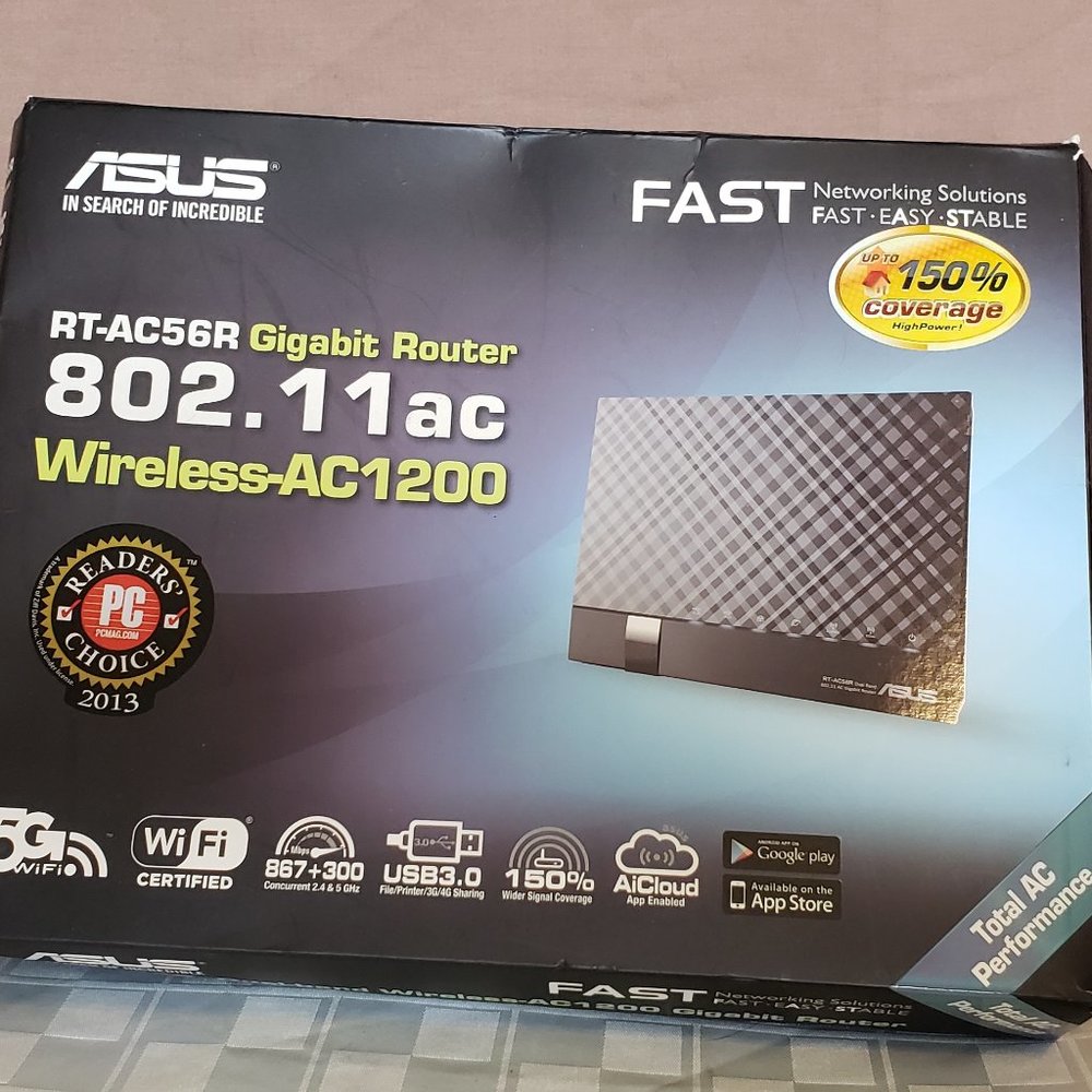 Router, ASUS - RT-AC56R Gigabit Router, 802.11ac, Wireless-AC 1200 - Picture 10 of 10